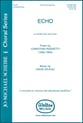 Echo SATB choral sheet music cover